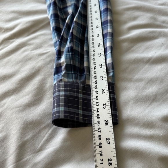Etro Milano Men's Slim Fit‎ Long Sleeve Plaid Button Up Casual Dress Shirt 42 - Picture 10 of 13